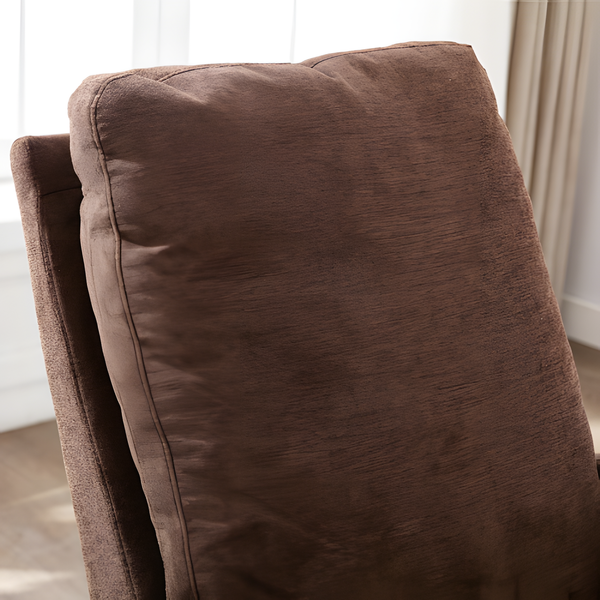 "CAVERO" – Komfortabler Schaukelstuhl im Mid-Century-Stil