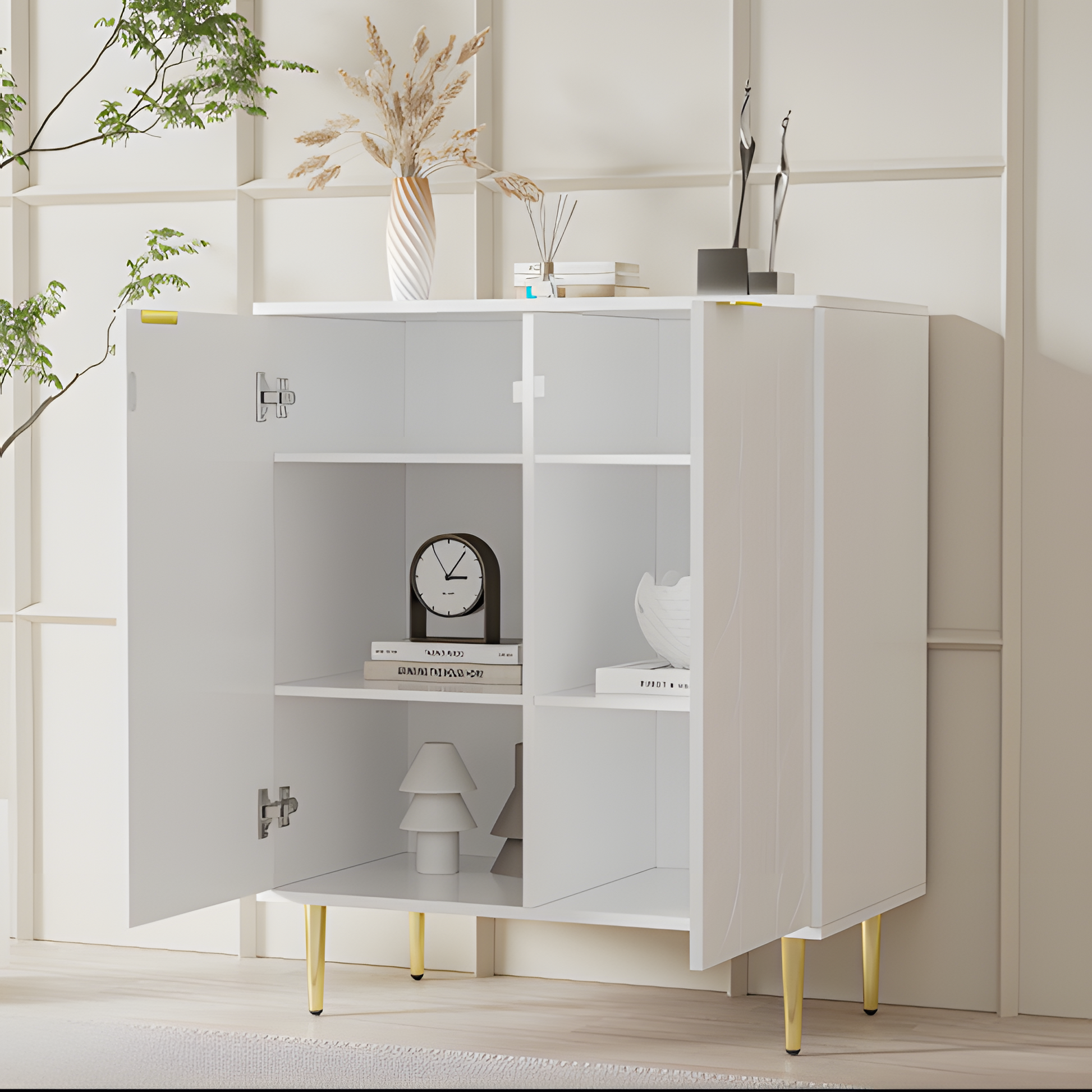Sideboard „FLOREA“ – Eleganter Stauraum mit floraler Front