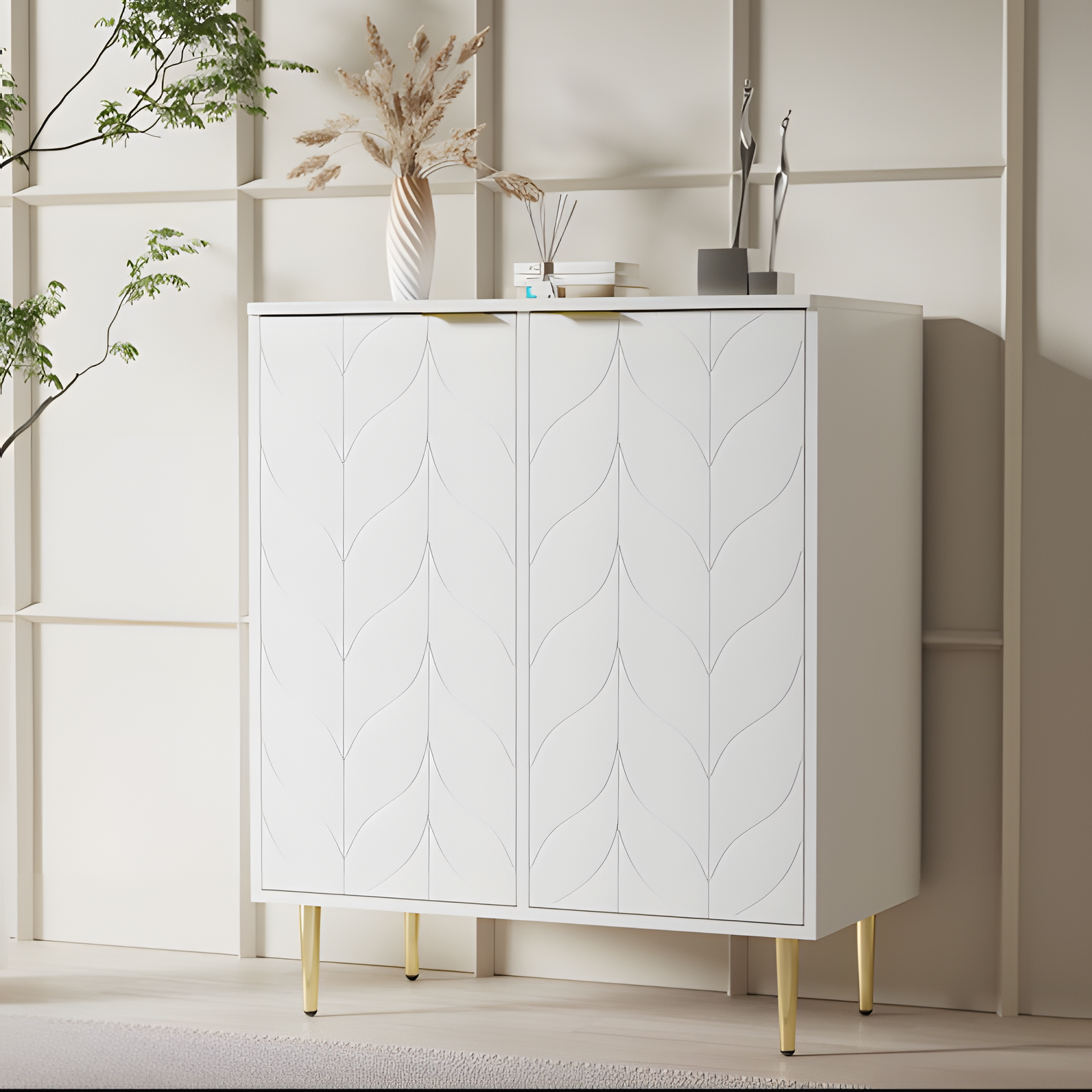 Sideboard „FLOREA“ – Eleganter Stauraum mit floraler Front