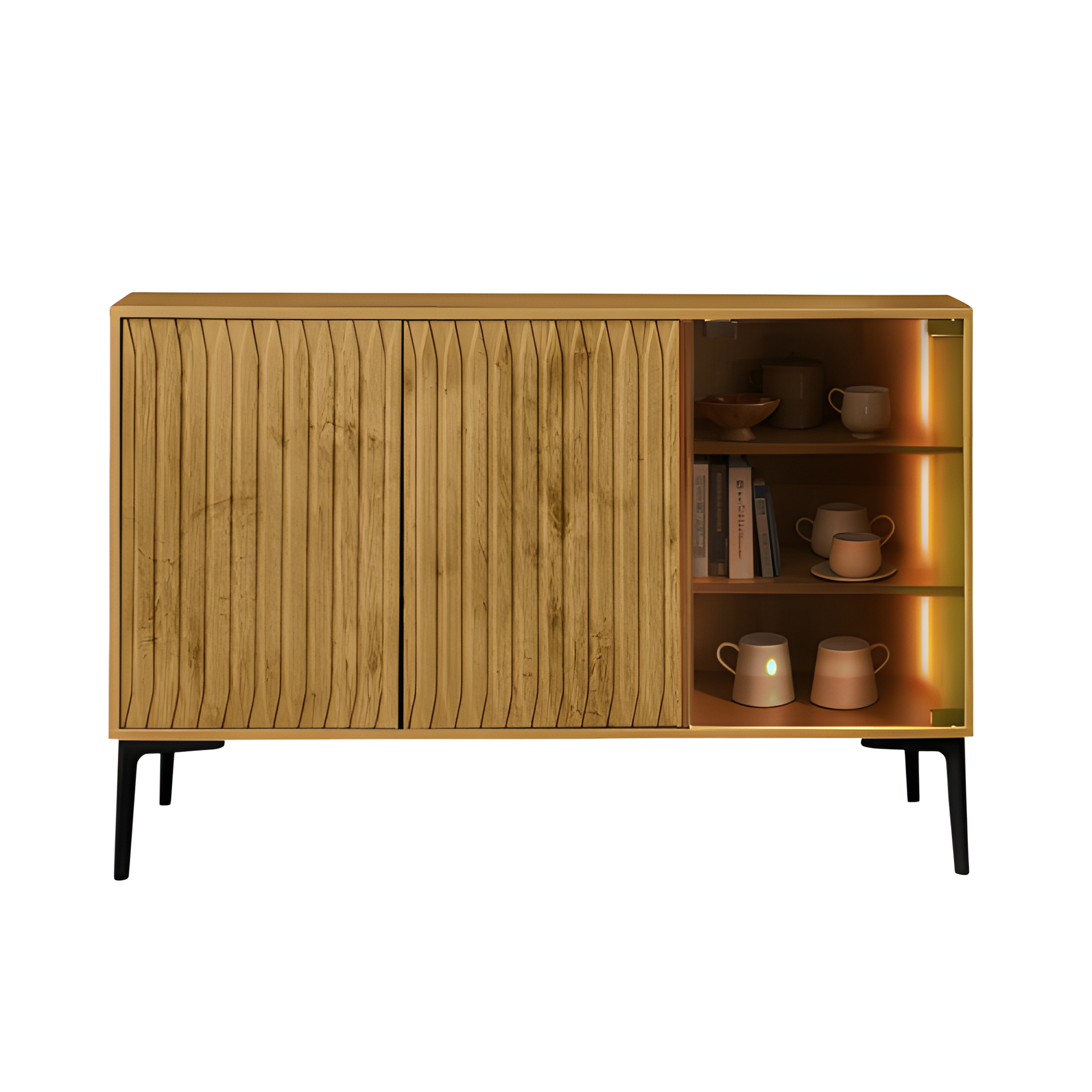 "LUXVUE" Badschrank-Set mit LED – Eleganz & Ordnung in Perfektion