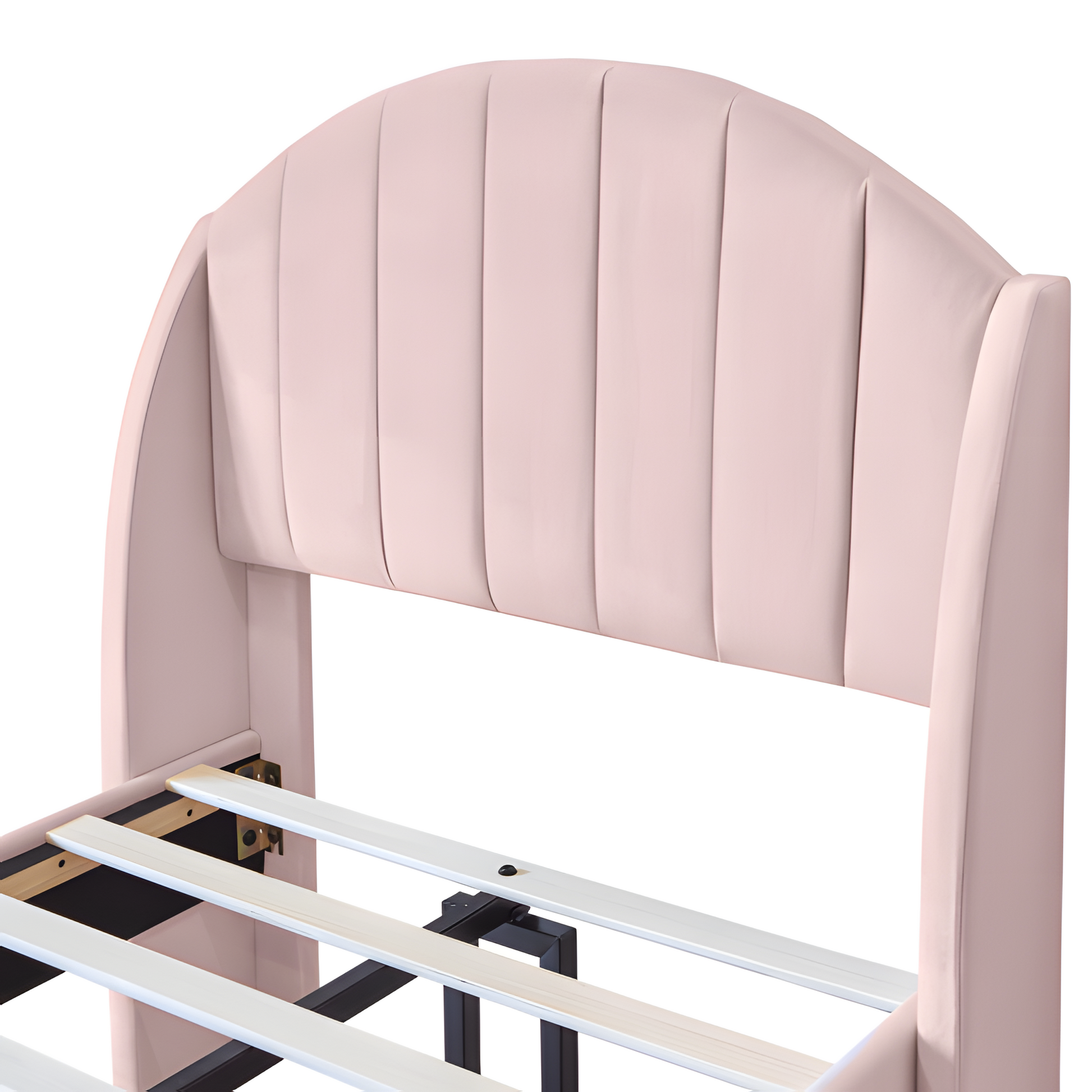 „ROSALIA“ – Polsterbett 90×200 mit Lattenrost & gepolstertem Kopfteil