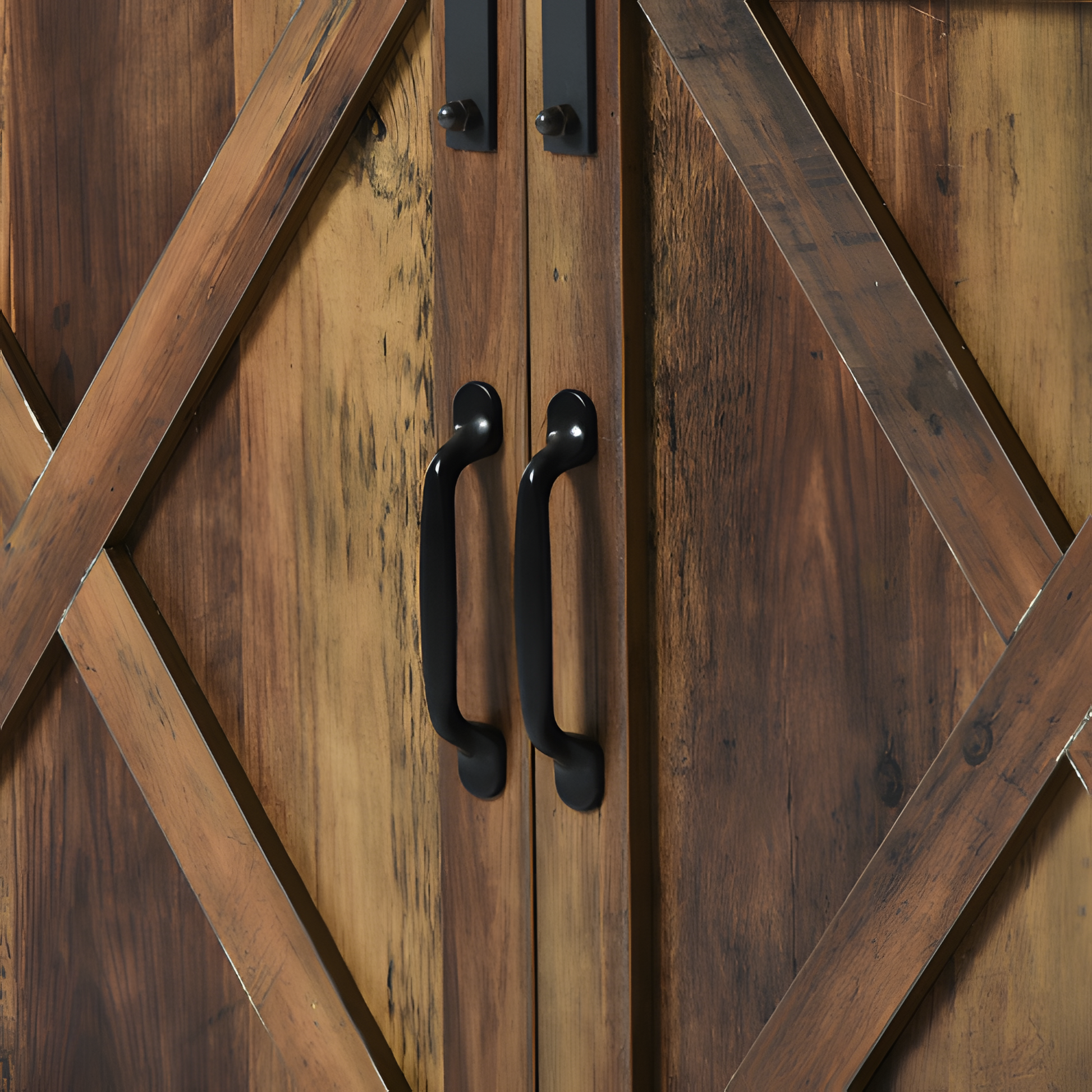 TV-Schrank "LANDHAUS" – Rustikales Sideboard mit Schiebetüren