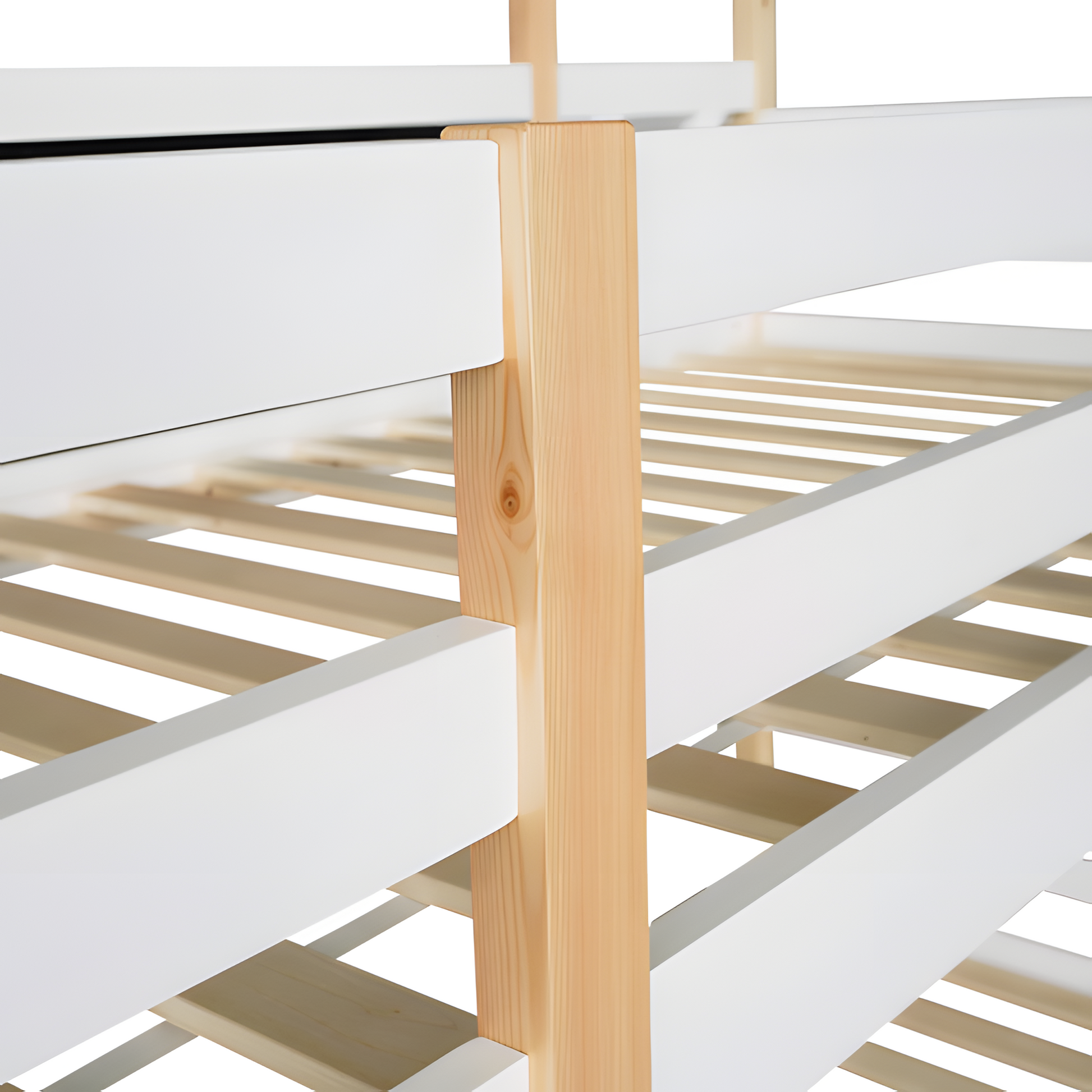 Kinderbett „LUNO“ – Baumhaus-Hochbett mit Tafel & Stauraum 🌳