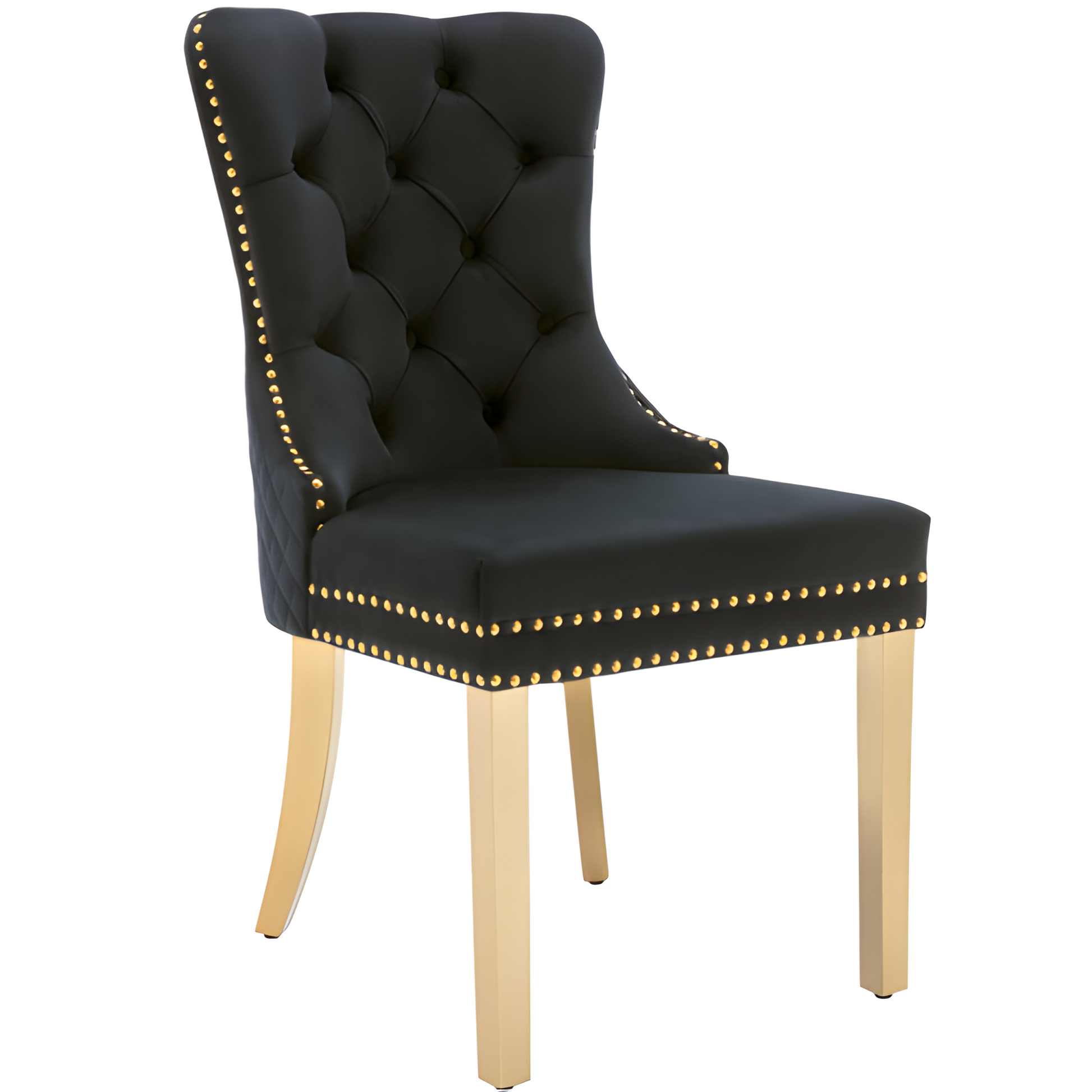 Esszimmerstuhl "NOIR" – 2er-Set mit Samt, Gold & Stil ✨