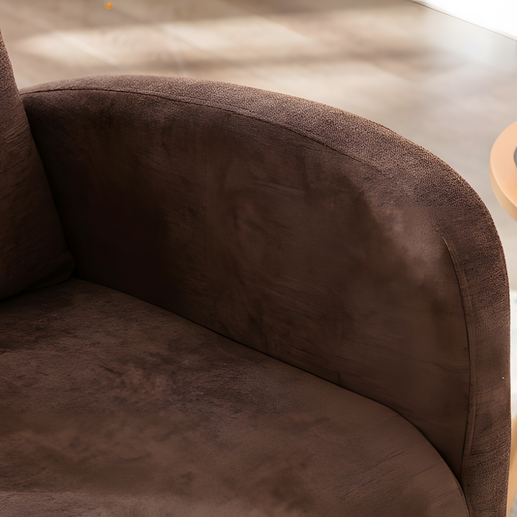 "CAVERO" – Komfortabler Schaukelstuhl im Mid-Century-Stil