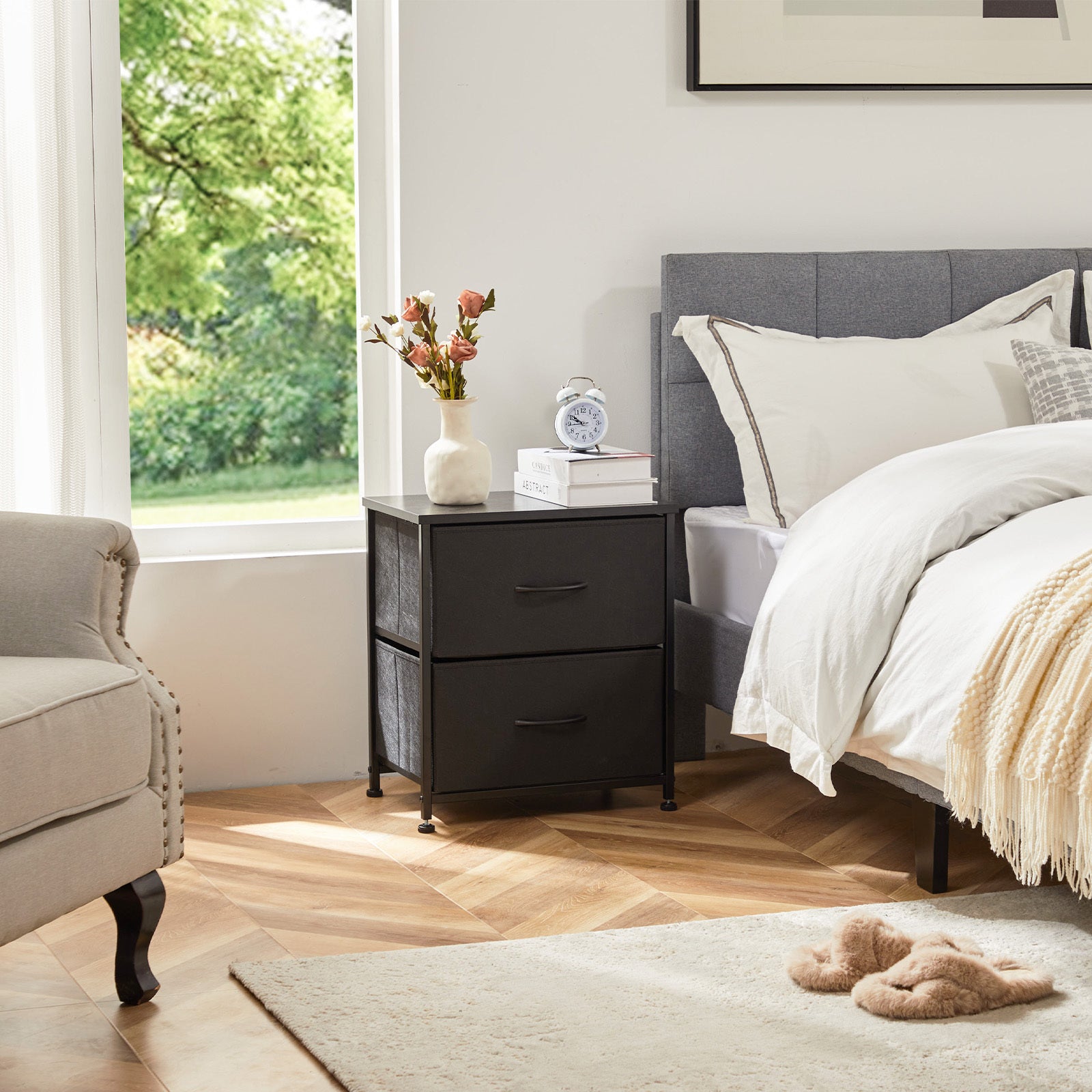 "MODUNO" – Stoff-Schubladenkommode (2er-Set)