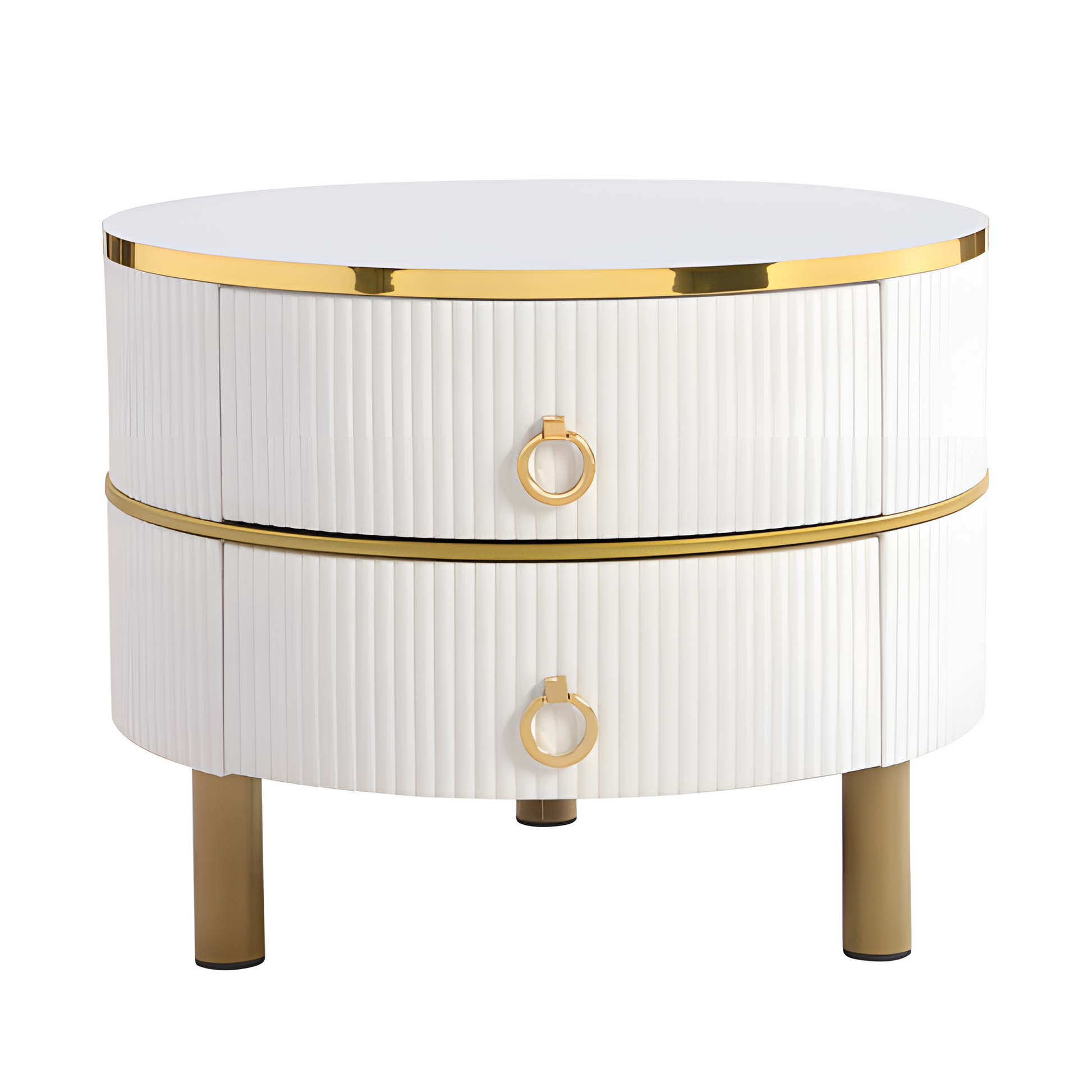 „DUOTABLE“ – 2-in-1 Couchtisch-Set in Hochglanz & Glasoptik