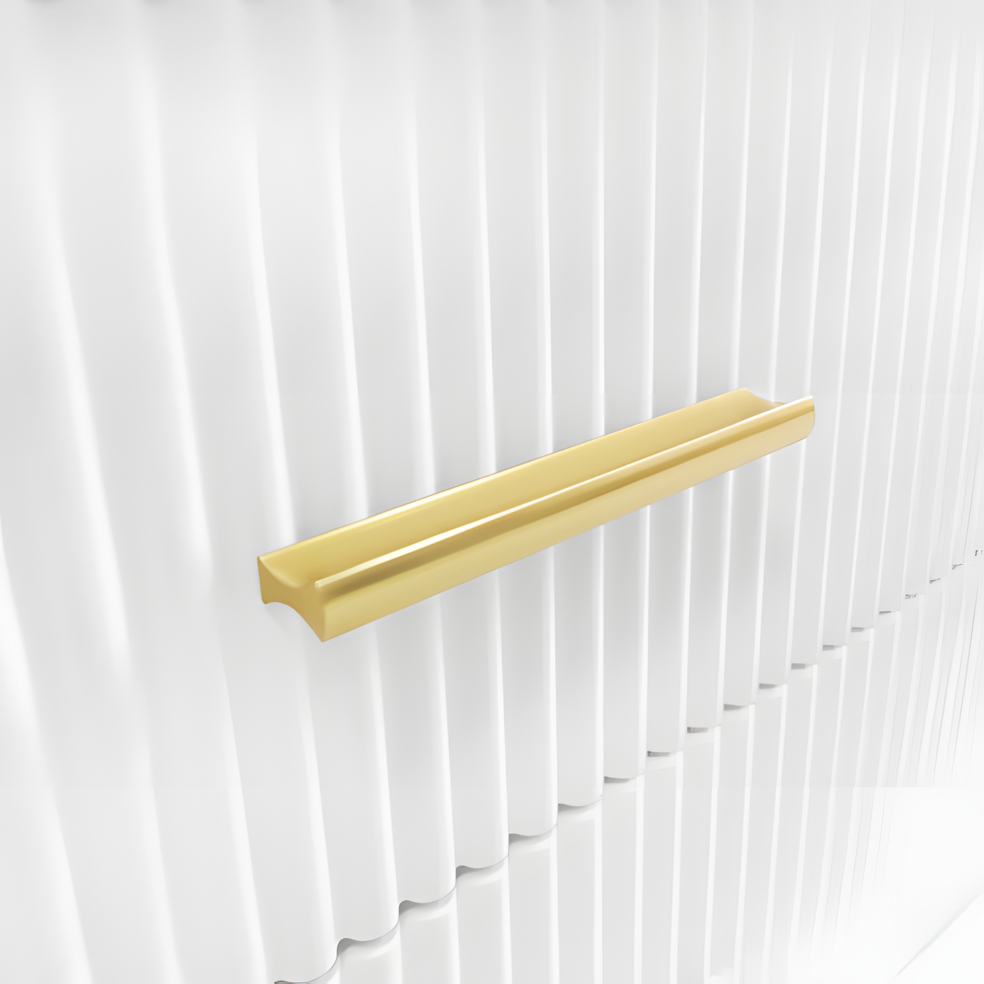 Couchtisch „WaveLux“ – mit Glasfront, Marmoroptik & LED-Beleuchtung | 100 × 50 × 40 cm