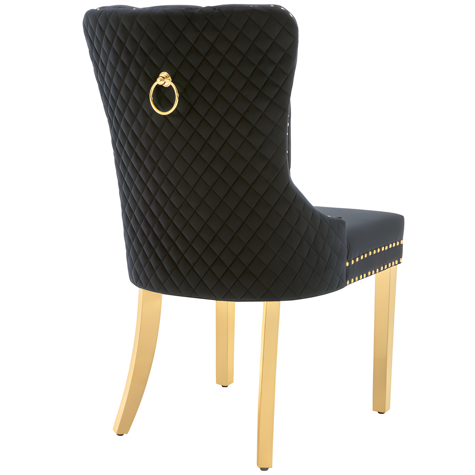 Esszimmerstuhl "NOIR" – 2er-Set mit Samt, Gold & Stil ✨