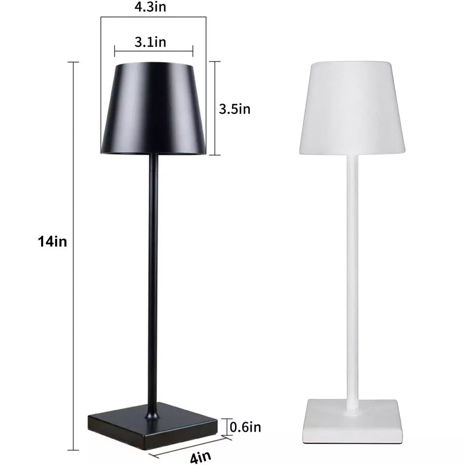 Tischlampe „LUXORA“ – Dimmbar, kabellos, stilvoll 🌙