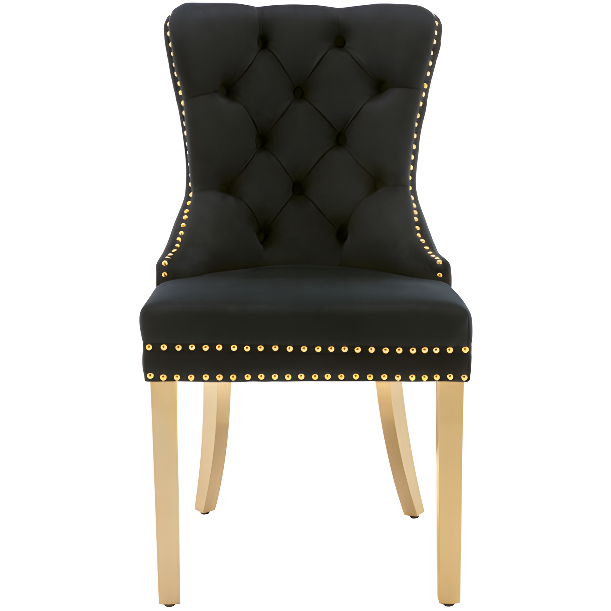 Esszimmerstuhl "NOIR" – 2er-Set mit Samt, Gold & Stil ✨