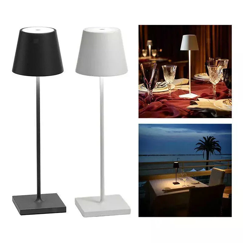 Tischlampe „LUXORA“ – Dimmbar, kabellos, stilvoll 🌙