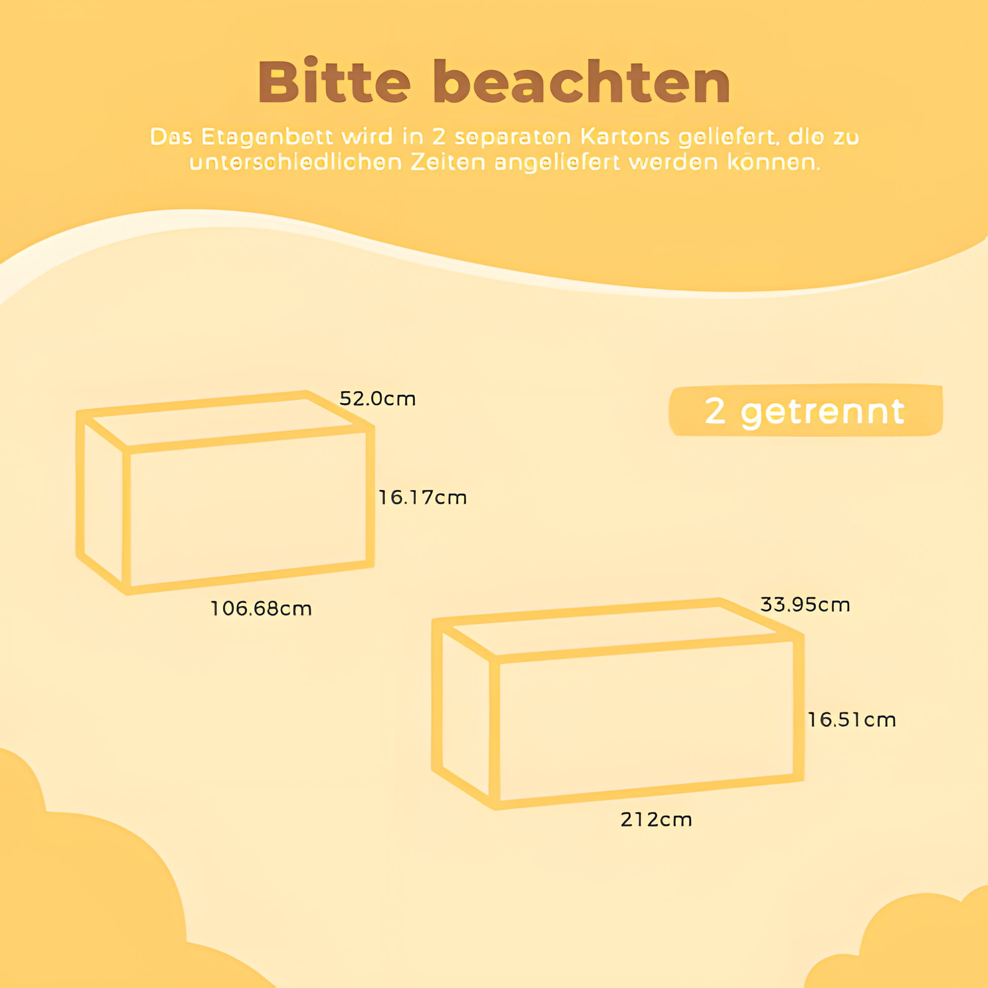 🛏️ "LITTLE HAVEN" Kinderbett mit Doppelschublade & Dachrahmen – 90x200 cm, Massivholzholz