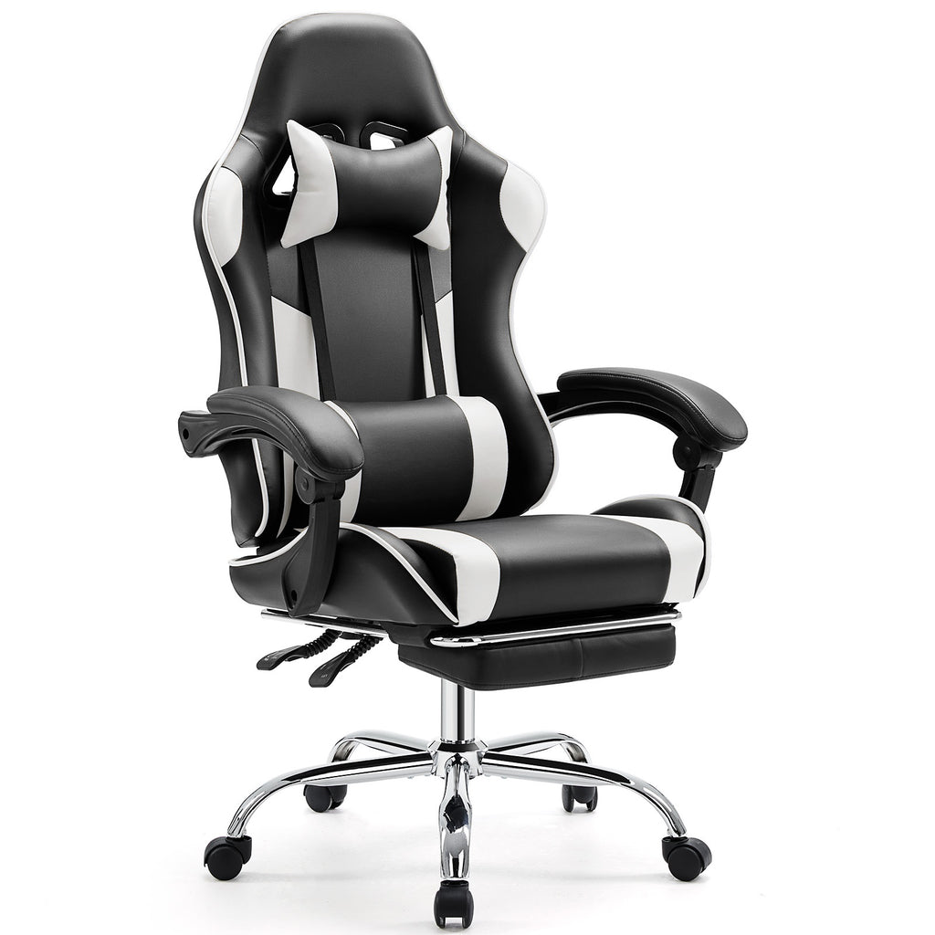 "VORTEX" Gaming-Stuhl mit Kopfstütze & Fußstütze – 5 Farben