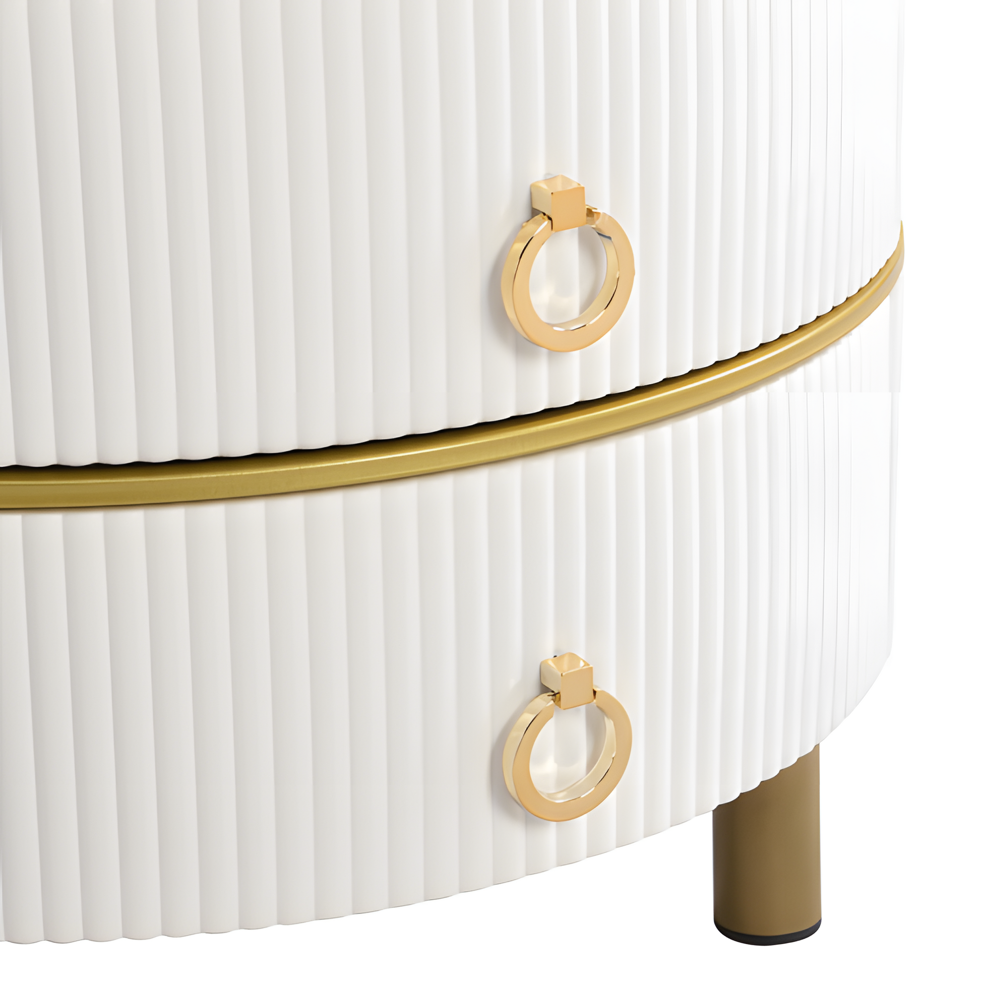 „DUOTABLE“ – 2-in-1 Couchtisch-Set in Hochglanz & Glasoptik