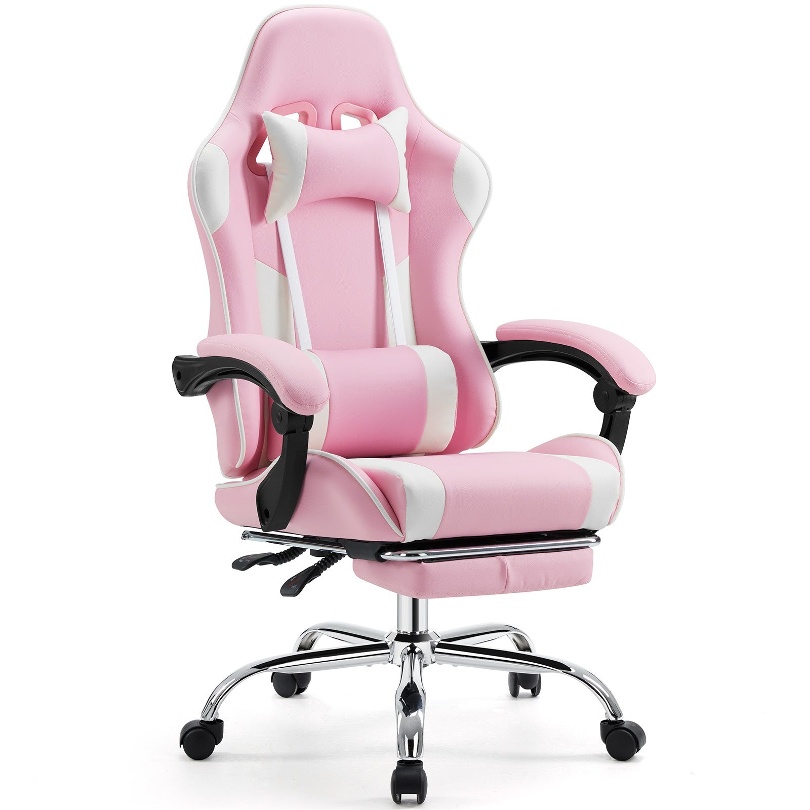 "VORTEX" Gaming-Stuhl mit Kopfstütze & Fußstütze – 5 Farben